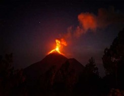  عمان اليوم - ثوران بركان جبل مارابي في غرب إندونيسيا