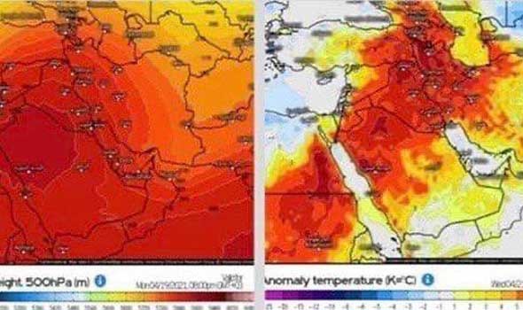  عمان اليوم - آخر القراءات الجوية لسلطنة عُمان تشير بأنه يُتوقع أن يشتد المُرتفع الجوي شبه المداري