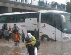  عمان اليوم - سيول تضرب المغرب وتقارير عن قتلى ومفقودين في ظاهرة استثنائية شملت أيضا أنحاء صحراوية في الجزائر