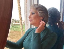  عمان اليوم - سوسن بدر تشارك صوراً من موقع تصوير «أبو العروسة»