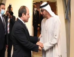  عمان اليوم - محمد بن زايد والسيسي يبحثان تطورات الأوضاع الإقليمية في الإمارات