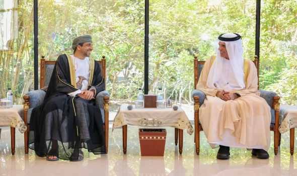  عمان اليوم - حاكم رأس الخيمة يستقبل محافظ مسندم وذلك في إطار الزيارة الرسمية