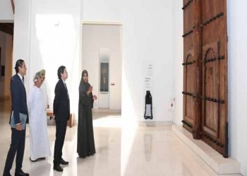  عمان اليوم - رئيس الاتحاد السويسري وحرمه يزوران المتحف الوطني العُماني