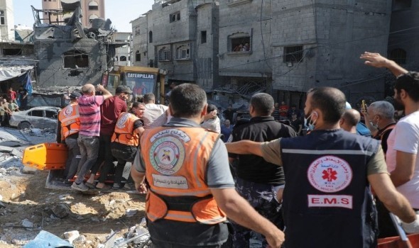  عمان اليوم - قصف إسرائيلي لمدرسة تؤوي نازحين في بيت لاهيا وقتلى في هجوم على مستشفى شمال غزة