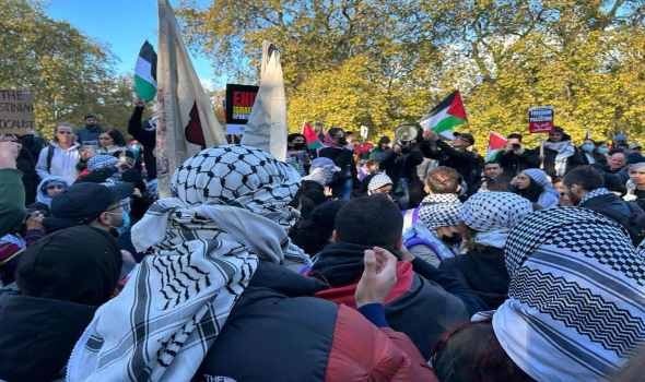  عمان اليوم - مظاهرات في مدن وعواصم عالمية منددة بالعدوان الإسرائيلي على غزة