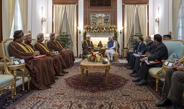  عمان اليوم - سلطنة عُمان والهند تعتمدان وثيقة الرؤية المشتركة لتعزيز التعاون الثنائي في مجالات متنوعة