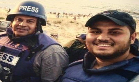  عمان اليوم - مقتل الصحافيين حمزة الدحدوح ومصطفى ثريا بضربة إسرائيلية في خان يونس