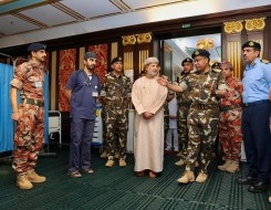  عمان اليوم - رئيس المدينة الطبية للأجهزة العسكرية والأمنية يزور المستشفى العسكري العائم