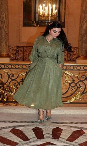  عمان اليوم - هيفاء وهبي تتألق بإطلالات خضراء مستوحاة من جمال الربيع