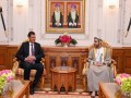  عمان اليوم - استقبال نائب رئيس الوزراء للشؤون الاقتصادية لوزير خارجية بيلاروس في مسقط