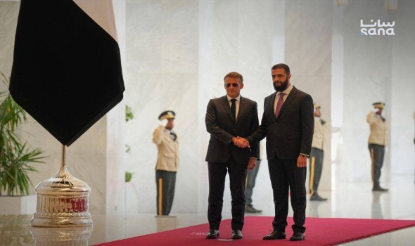  عمان اليوم - انفجارات قرب مقر إقامة ماكرون في دمشق قبيل محادثاته مع الشرع ومقربون من ماكرون لم يسمعوا بها