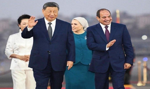  عمان اليوم - استقبال رسمي وشعبي حافل للرئيس الصيني بالقاهرة في مستهل زيارة تعزز الشراكة الاستراتيجية والتوازن الدولي